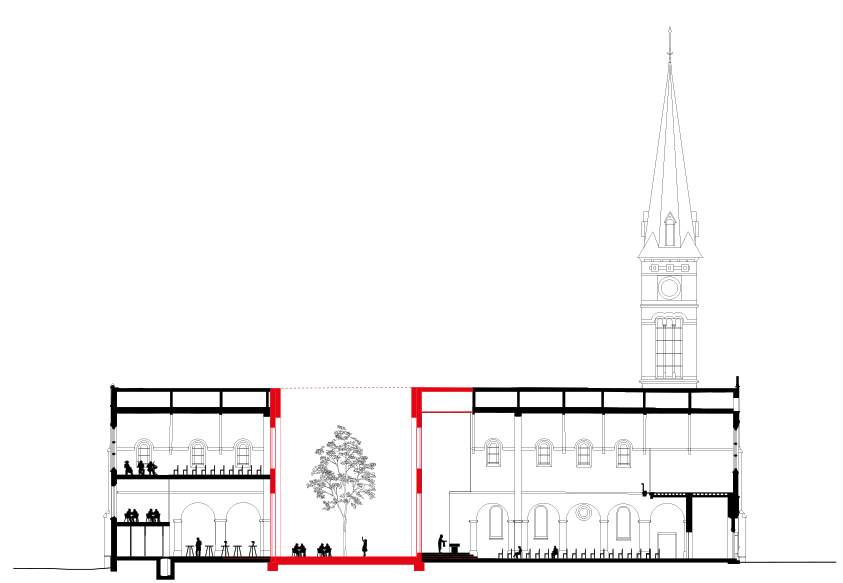 Sint Catharina, Anversa. Collectief Noord Architecten – ORIGIN Architecture & Engineering – Universiteit Antwerpen