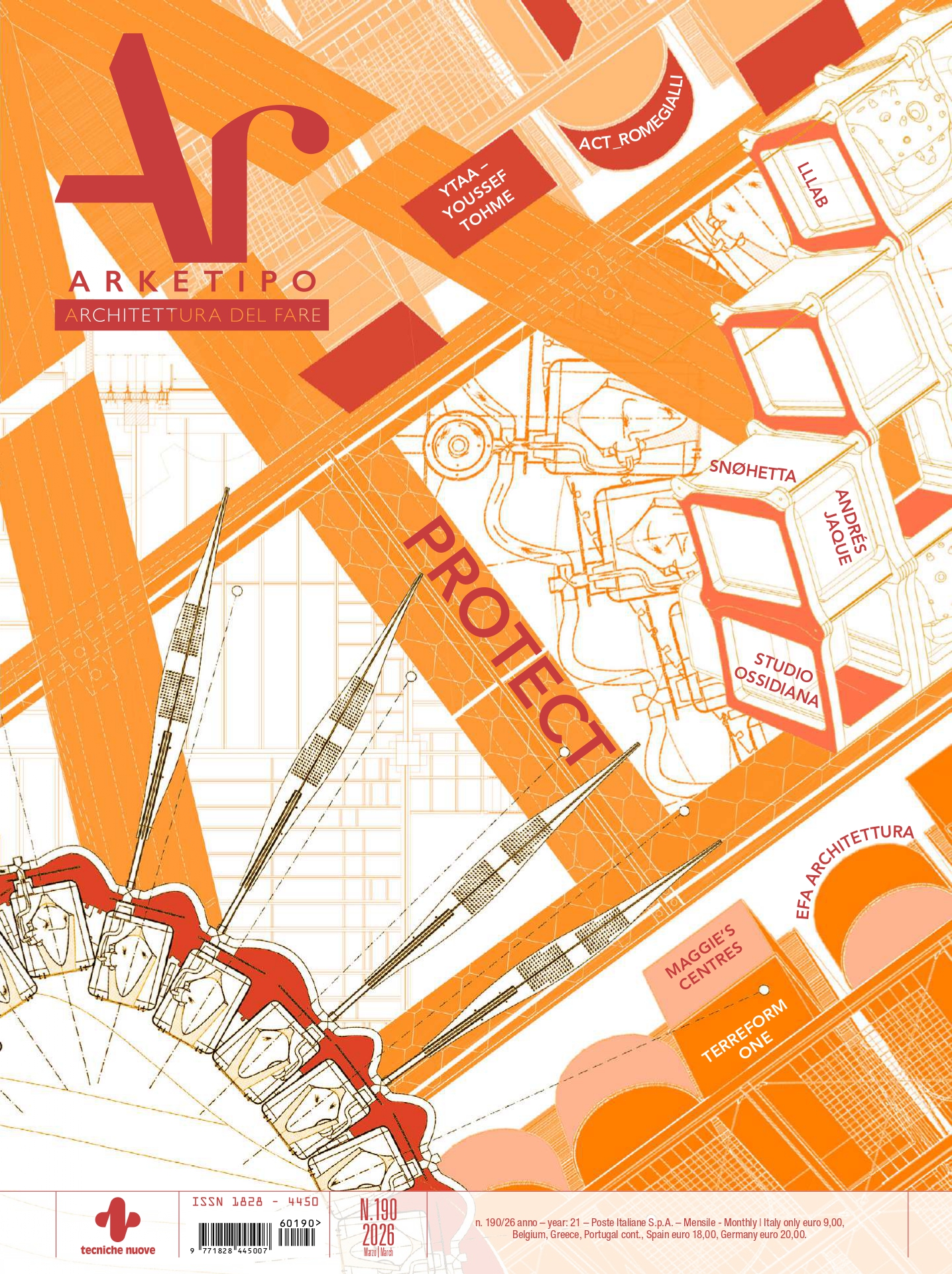 Copertina del nuovo numero della rivista Arketipo