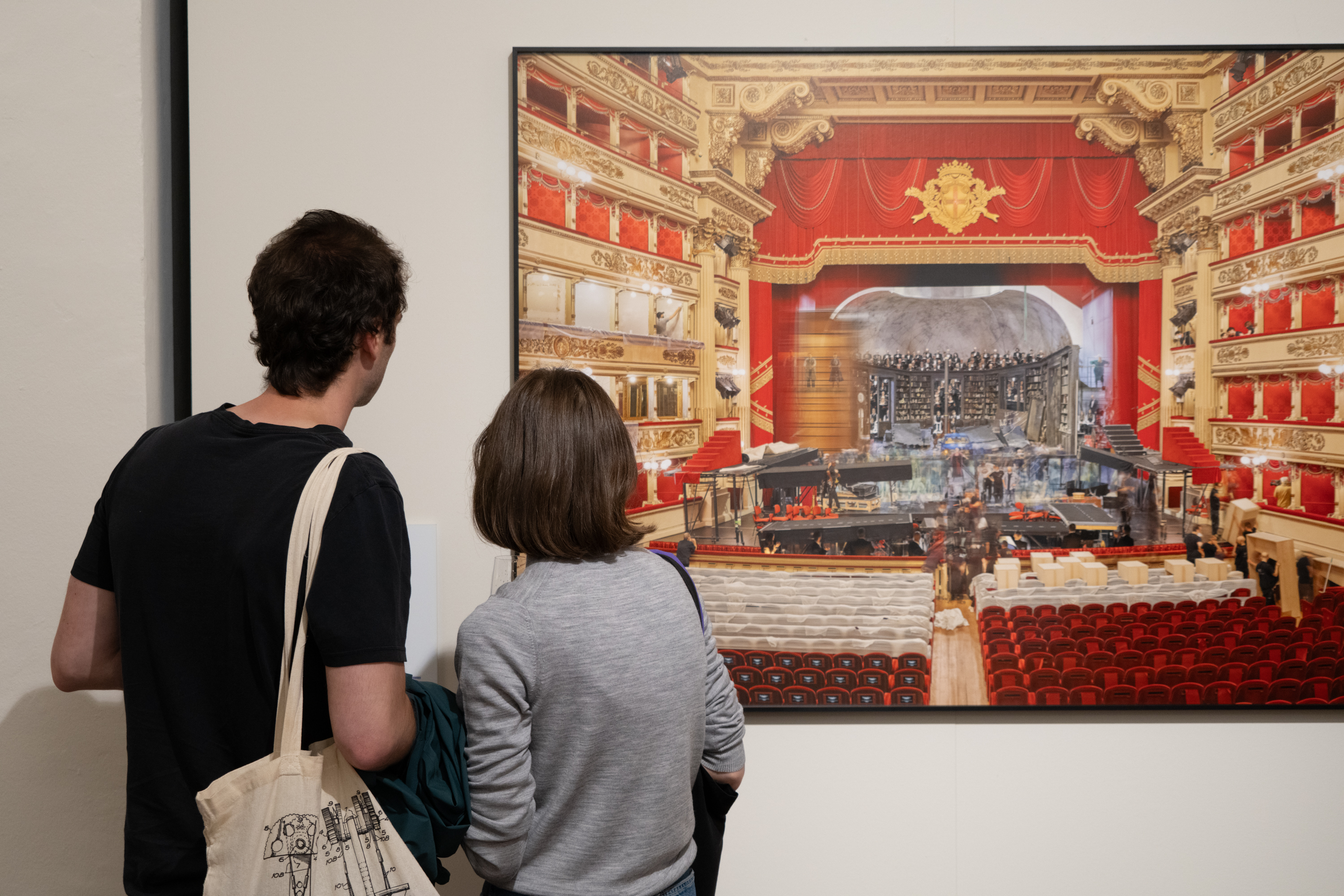 Inaugurazione della mostra. Fotografia di Pietro Fanti